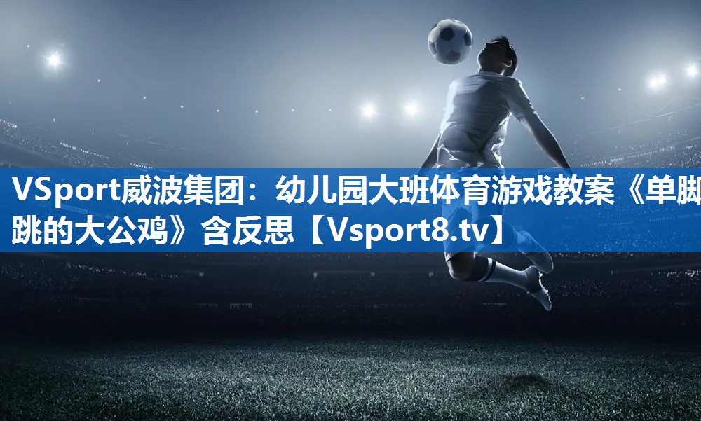 VSport威波集团：幼儿园大班体育游戏教案《单脚跳的大公鸡》含反思